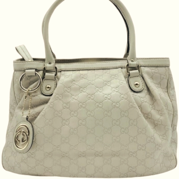 GUCCI GUCCISSIMA Leather GG Medium Sukey Hobo Satchel COA - Picture 3 of 16